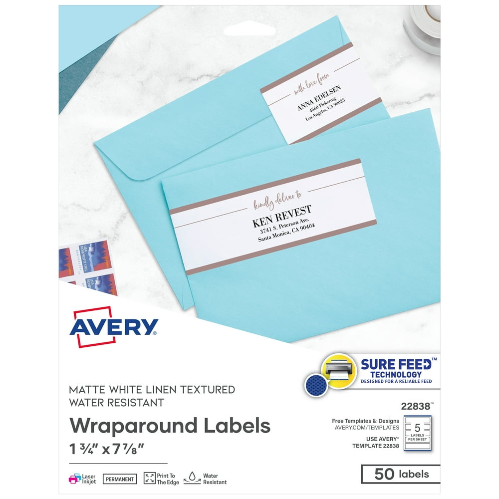 Avery Wraparound Labels, 7.85