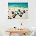 thumbnail image 2 of Nawypu Abstract Poster Beach Art Colorful Beach Umbrella Wall Art Deco Canvas Printed Poster Canvas Painting Posters And Prints Wall Art Pictures for Living Room Bedroom Decor 20x16 inch, 2 of 4
