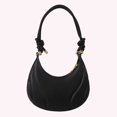 thumbnail image 3 of Bolso Bandolera para Mujer Gran Capacidad PU Saddle Make Up Cosmetic Bag (Negro), 3 of 9