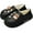 Black, variant on Yougu Cartoon Waterproof Slippers, Fur Lined Garden Clogs,White, EU 38-39 US 6-7