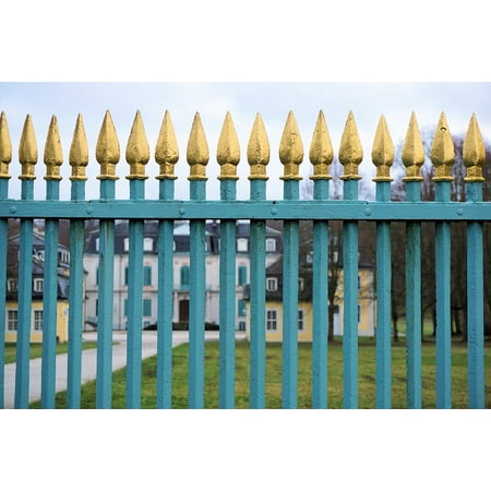 Framed Art For Your Wall Demarcation Great Iron Metal Fence Garden