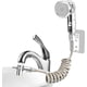 thumbnail image 1 of Juego de cabezal de ducha para lavabo de baño, ducha de mano para baño, manguera telescópica de 2 m, perfecto para lavar el cabello o limpiar el fregadero (plateado) Sincero Electrónica, 1 of 5