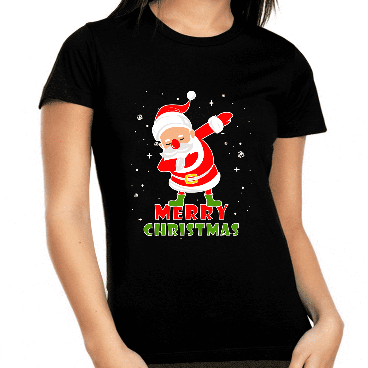 Plus size funny christmas shirts Clearance