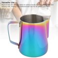 thumbnail image 6 of 304 Stainless Steel Milk Frothing Pitcher Colorful 20 oz 600 ml Creamer Cup with Measurement Scale for Coffee Espresso Machines, 6 of 9