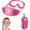 pink fish, variant on Swim Goggles Nose Cover, Goggles No Hair Pull,Anti Fog Swimming Mask