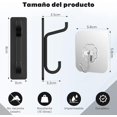 thumbnail image 2 of 8pcs Ganchos para Pared y 10pcs Ganchos Adhesivos para Pared, Gancho Autoadhesivo para Ropa Capacidad 6kg, 304 Acero inoxidable sin Tornillos, Perchero pared para Baño, Dormitorio, Abrigos, Toallas, 2 of 4