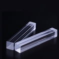 thumbnail image 2 of Transparent Square Acrylic Stick Solid Pin Industry PMMA Plexiglass Bar DIY Tools Rod Jewelry Holder Stand for Photography Tools 20X20mm 50cm long, 2 of 5