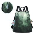 thumbnail image 5 of FORMRS Women's Travel Backpack Purse Anti-Theft Hidden Pockets Casual Shoulder Bag, Green Forest, 5 of 7