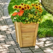 Better Homes & Gardens 16 in Tall Wood Planter