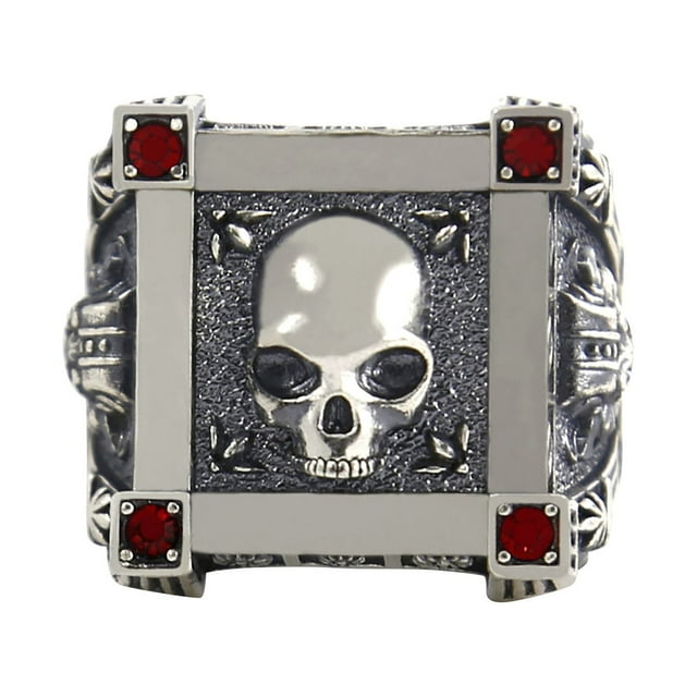 Anillo de Halloween creativo retro europeo y americano con diamantes