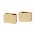 thumbnail image 4 of Alno Inc Contemporary II Shelf Brackets Only with Brass Construction (Set of 2), 4 of 5