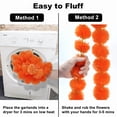 thumbnail image 6 of 20-Pack Bell-adorned Marigold Garland, 20x5ft Waterproof Temple Toran for Diwali & Wedding Stage Decor, 6 of 7