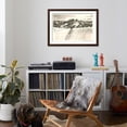 thumbnail image 4 of Art.com Herringbone Ski Track, Telluride, Colorado Art Print, Brown Frame Wall Art, 44" x 32", 4 of 5