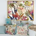 thumbnail image 3 of Designart Fleurs Tropicales VIntage III ART MURAL À CADRE FLOTTÉ, 3 of 4