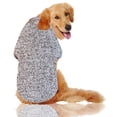 thumbnail image 1 of Fleece Warm Autumn Winter Classic Large Dog Clothes Hoodies Jacket Sweater Dogs Coat GREY 9XL, 1 of 8