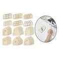 thumbnail image 3 of Wooden Fairy Door Window DIY 12 Patterns Craft for Wedding Home Painting Retro Style, 3 of 10