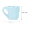 thumbnail image 2 of CTIRCHIU 16Pcs Small Tea Cups Yellow And Sky Blue For Miniature Collectors And Lovers, 2 of 6