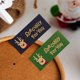 thumbnail image 4 of Vintage Kraft Paper Baking Packaging Christmas Tree Red And Green Hot Stamping Sealing Stickers Gift Stickers Decorative Stickers 10pcs Set, 4 of 6