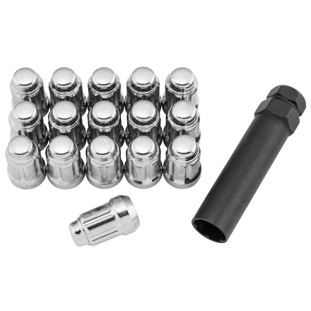 QuadBoss RTGWSPM12125 Splined Lug Nuts 12 x 1.25mm 12mm Head