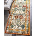 thumbnail image 2 of Unique Loom 3140402 2 Pi 7 Po x 10 Pi Gabrieli Rosso Runner Rug&44; Beige, 2 of 2
