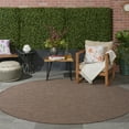 thumbnail image 4 of Nourison Positano Indoor/Outdoor Natural 8' x round Area Rug, (8 Round), 4 of 11
