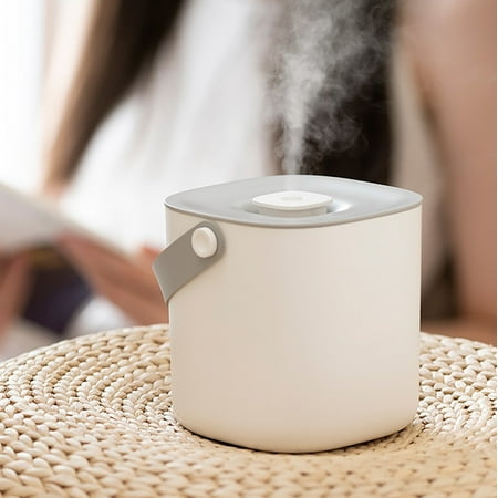 

Christmas Clearance! SuoKom Portable Desk Humidifier 1.2L Cool Mist Humidifier Small Humidifier For Home Bedroom Office Plants Double-Head Spray Night Light