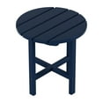 thumbnail image 5 of Garden 18" Inch Round Plastic Outdoor Patio Side Table, Navy Blue, 5 of 7