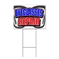 thumbnail image 1 of Eyeglasses Repair (18" x 24") Yard Sign, Includes Metal Step Stake, 1 of 6