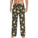 thumbnail image 1 of Balery Octopuses And Leaves Pantalones de pijama para hombre, pijama ultraligero, pantalón de descanso-Medium, 1 of 6