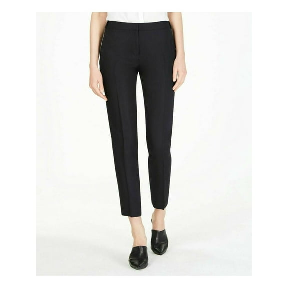 CALVIN KLEIN $89 Womens New 0693 Navy Wear To Work Pants 4 B B