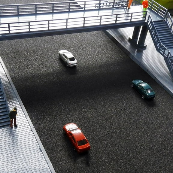 LEORX Train Tape Miniature Road Tape Model Road Appearance for Sand Tables 1 Roll