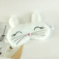 thumbnail image 3 of Animal Sleep Mask Breathable Rabbit Eye Mask Dog Sleeping Mask Plush Blindfold, 3 of 10