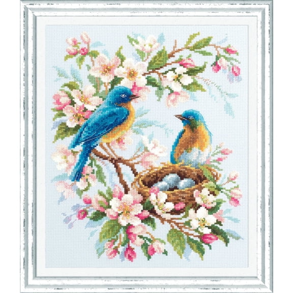 Wizardi Counted Cross-Stitch Kit Spring Song 130-041 Magic Needle