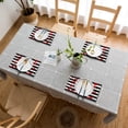 thumbnail image 1 of TUWABEII Regalos de San Valentín Mantel individual a rayas con amor para el hogar, cocina, mesa aislante, tapete para tazas, decoración de restaurante, mantel de mesa, regalos para mujeres, 1 of 5