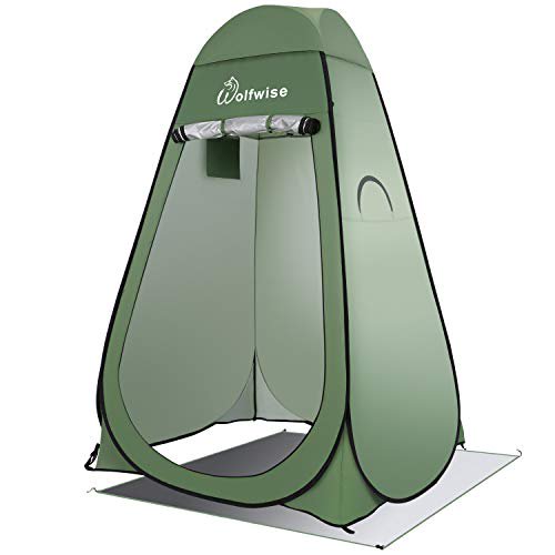 Wolfwise Pop Up Privacy Shower Tent Portable Outdoor Sun Shelter Camp Toilet Changing Dressing 