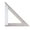 180mm, variant on GREENER Measurement Ruler 120mm/180mm Triangle Ruler Stainless Steel Ruler Protractor- Woodworking Measuring Tools