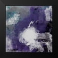 thumbnail image 2 of Grey, Jace 15x15 Black Modern Framed Museum Art Print Titled - Watercolor 2 plum, 2 of 5