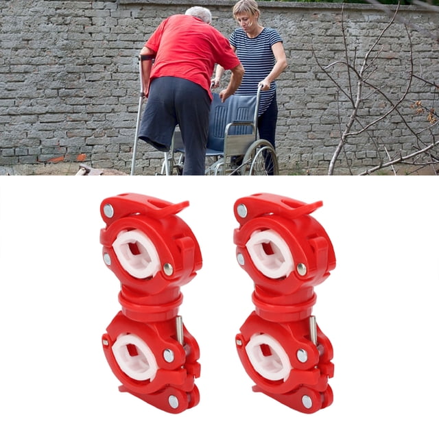 Support de Canne pour Déambulateur Rollator Rotation à 360 Degrés Fauteuils Roulants Support de Bâton de Marche