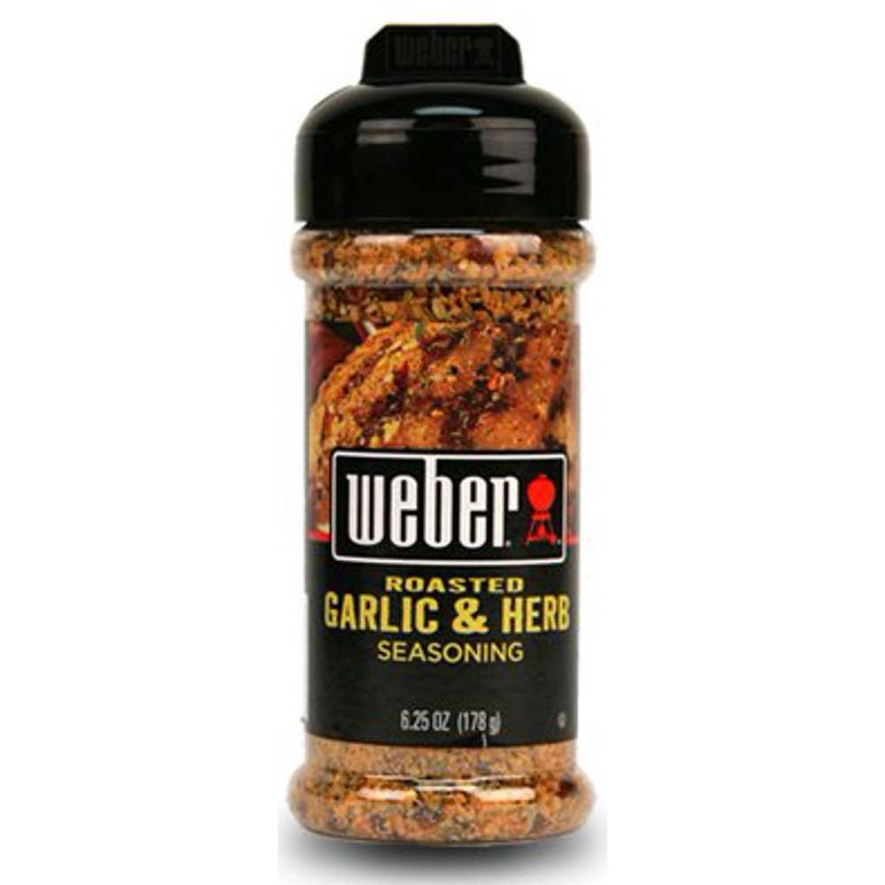 WEBER ROASTED GARLIC & HERB Grilling Seasoning 2.75 oz. (Pack of 2
