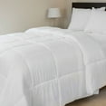 White Goose Down Alternative Comforter, HypoAllergenic, Quilted Box