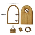 thumbnail image 3 of Puerta de montaje. Puerta de madera Kit de tres puertas de madera Decoración artesanal y colgantes, 3 of 8