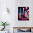 thumbnail image 3 of ONETECH Japan Art Poster - Japanese Print Artwork on Canvas Roll - Tokyo Anime Wall Art Picture Gift - Preppy Night City Wall Decor Poster for Room Aesthetic Bedroom Kitchen Living 12\x16\, 3 of 4