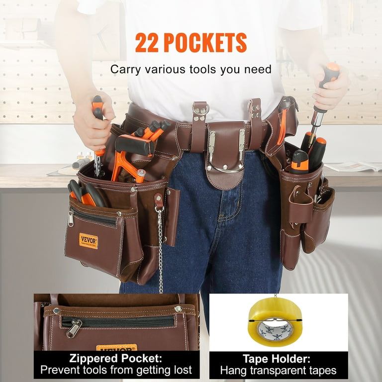 Belt Setup Handyman Tool Belt TOUGHBUILT 3pc Handyman General