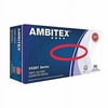 Ambitex V5201 Series Latex Free Clear Vinyl Gloves Small 100/Box (VSM5201)