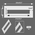 thumbnail image 4 of 2 Pcs Pochoirs de Ligne de Stationnement en Silicone Réutilisables 4 X 84,6 Po - Faciles et Polyvalents!, 4 of 7