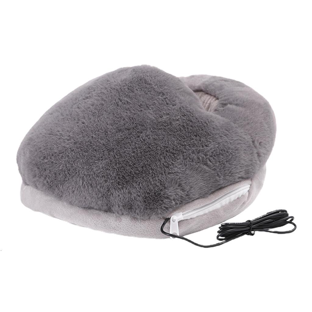 lanema USB Foot Heater Winter Heated Feet Warmer Pad Soft Plush Electric Heating Pad Heat Therapy & Relieves Muscle Tension