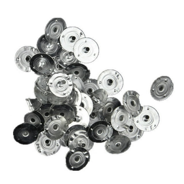 Shisuyan 400Pcs Practical Candle Wick Tabs Metal Candle Wick Tabs for DIY