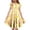 Z07-Yellow, variant on MUXiin Spring Dresses for Girls Long Cute Print Flutter Ruffled A-Line Spring Dresses for Girls Casual Sundress Summer Dresses for Girl