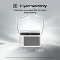 thumbnail image 5 of Hisense 5,000 Btu 115 V 150 Sq ft Window- Mount Air Conditioners, White, 5 of 12