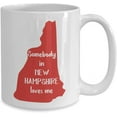 thumbnail image 2 of New Hampshire Travel Mug - Somebody in New Hampshire loves Me - Funny Tea Hot Cocoa Coffee Cup - Novelty Birthday Christmas Anniversary Gag Gifts Idea, 2 of 2